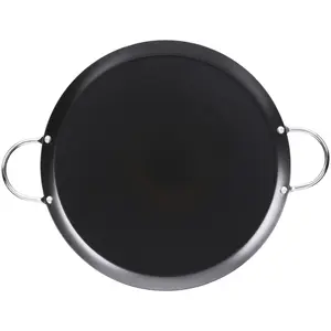 13" Nonstick Carbon Steel Comal & Grill Pan – Perfect for Tacos & More!