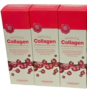 3 COLLAGEN PURE MIND 3.38 OZ EACH NEW FRESH MADE KOREA  Cleansing Facial Cleansing Facial Wash