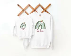 Lola and Lola's Bestie Christmas Matching Sweatshirts