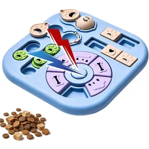 Dog Puzzle Toys for Smart Dogs, Cognitive Dog Toys & Interactive Enrichment Puzzle Feeder, Squeaky Treat Dispenser for Mental Stimulation & IQ Training to Keep Them Busy, for Small Medium Dogs