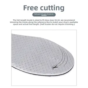 Invisible heightening breathable insole, male and female memory cotton cushioning heightening insole, full pad