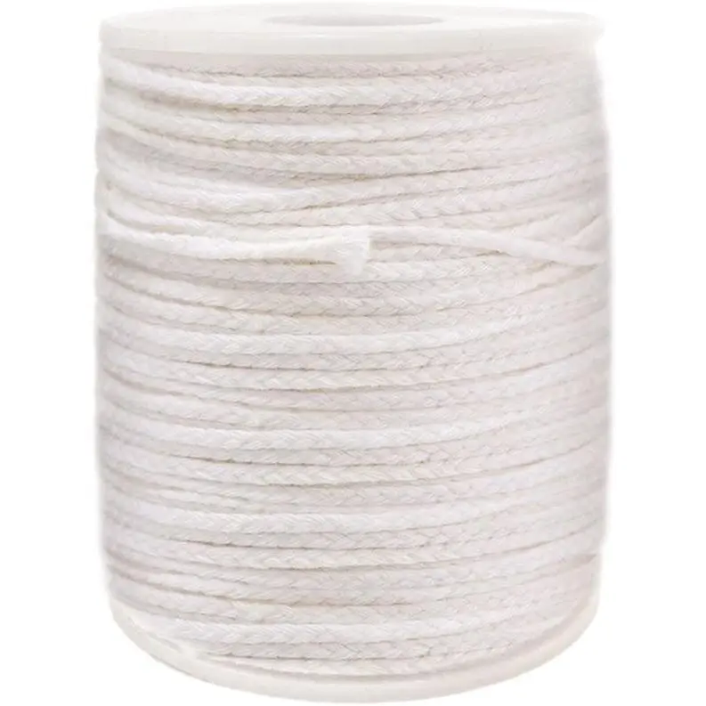 24PLY/FT Braided Candle Wick, 200-Foot Spool for DIY Candle Craft Projects