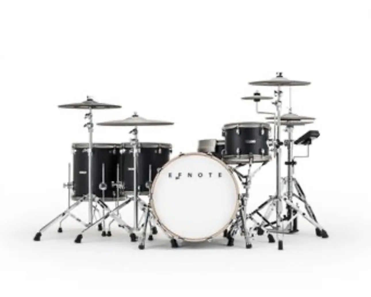 EFNOTE 7X Acoustic Designed Electronic Drum Set Black Oak