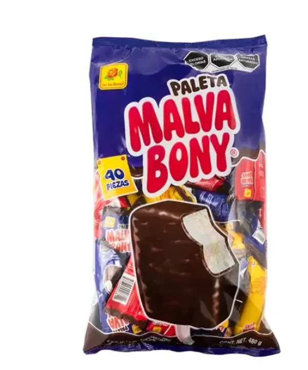 Paleta Malva Bony / lollipop / marshmallow