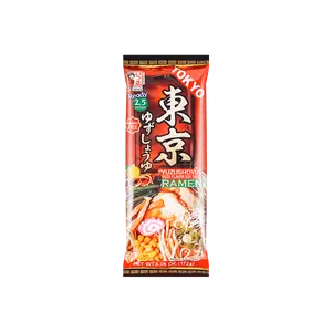 ITSUKI Authentic Japanese Ramen - Best Tasting Tokyo Soy Sauce Flavor Instant Noodles (2 Servings, 172g)