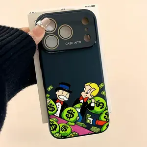 Trending Bold Cash Graffiti Monopoly Print Phone Case for iPhone 17 16 15 14 13 12 with Ultra Skin Friendly Touch and All Inclusive Lens Compatibility