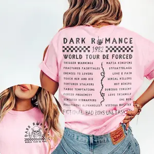 Dark Romance World Tour De Forced T-Shirt, Dark Academia Sweatshirt, Cat And Mouse Hoodie, Bookstagram Outfit, Booktok Merch, Smut Reader Sweater