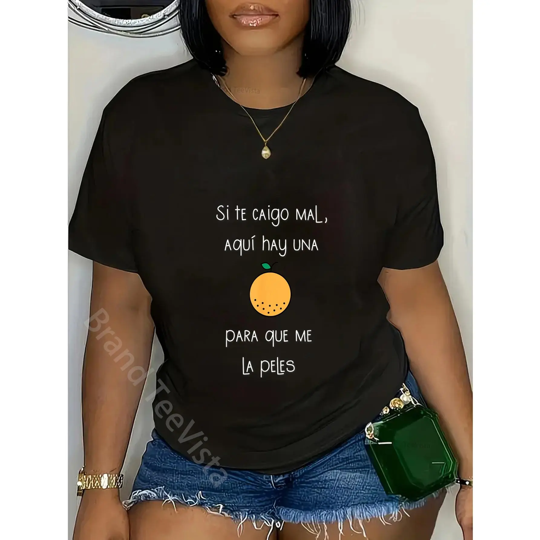 100% Cotton Camiseta Graciosa Para Latinos Hispanos Tee in Spanish. T-Shirt