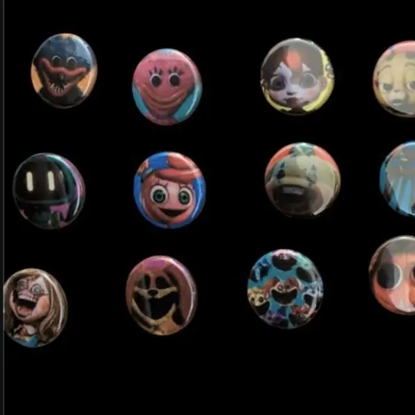 Poppy Playtime 18- Piece Character Button-Pin Set