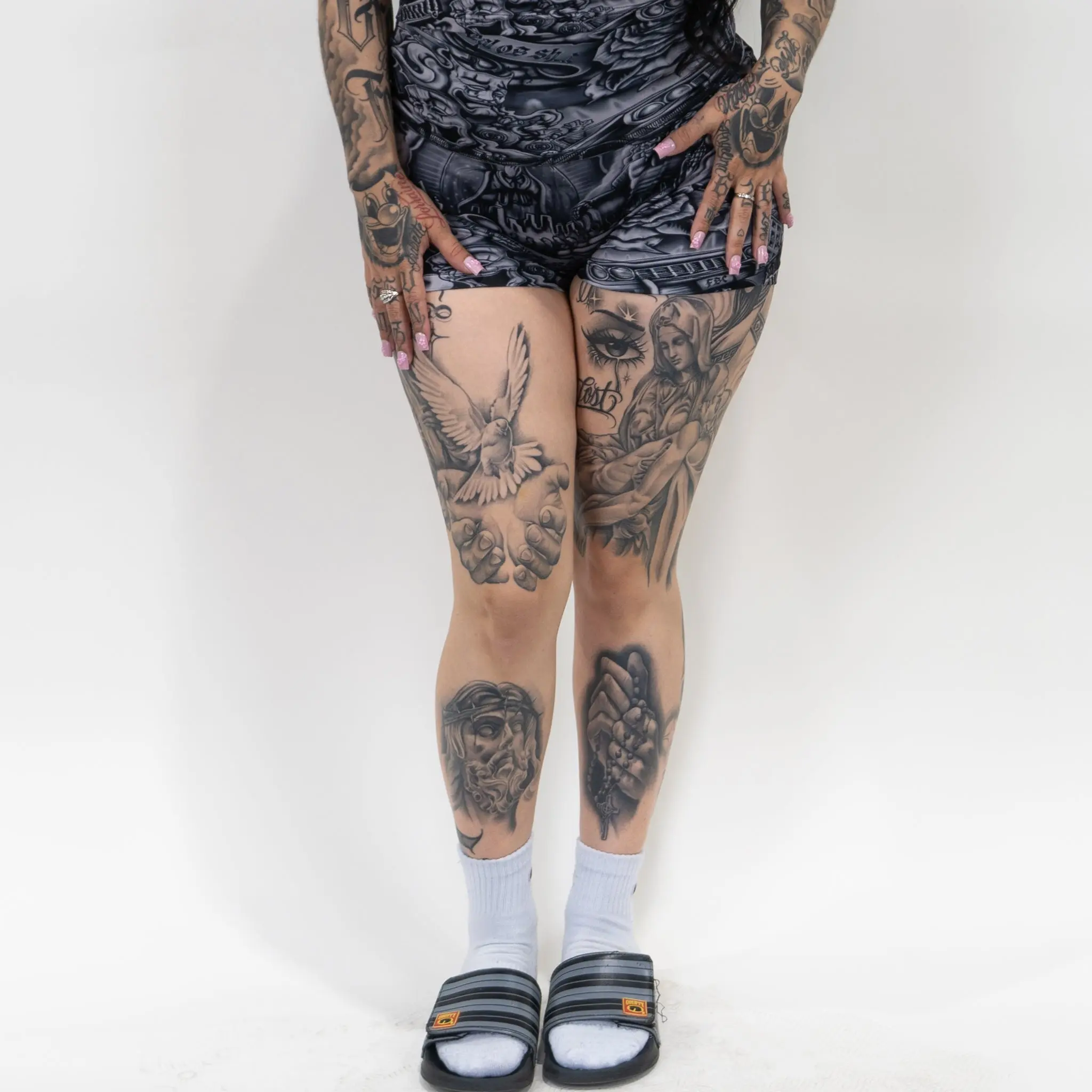 FB County Inked Up Foldover Short