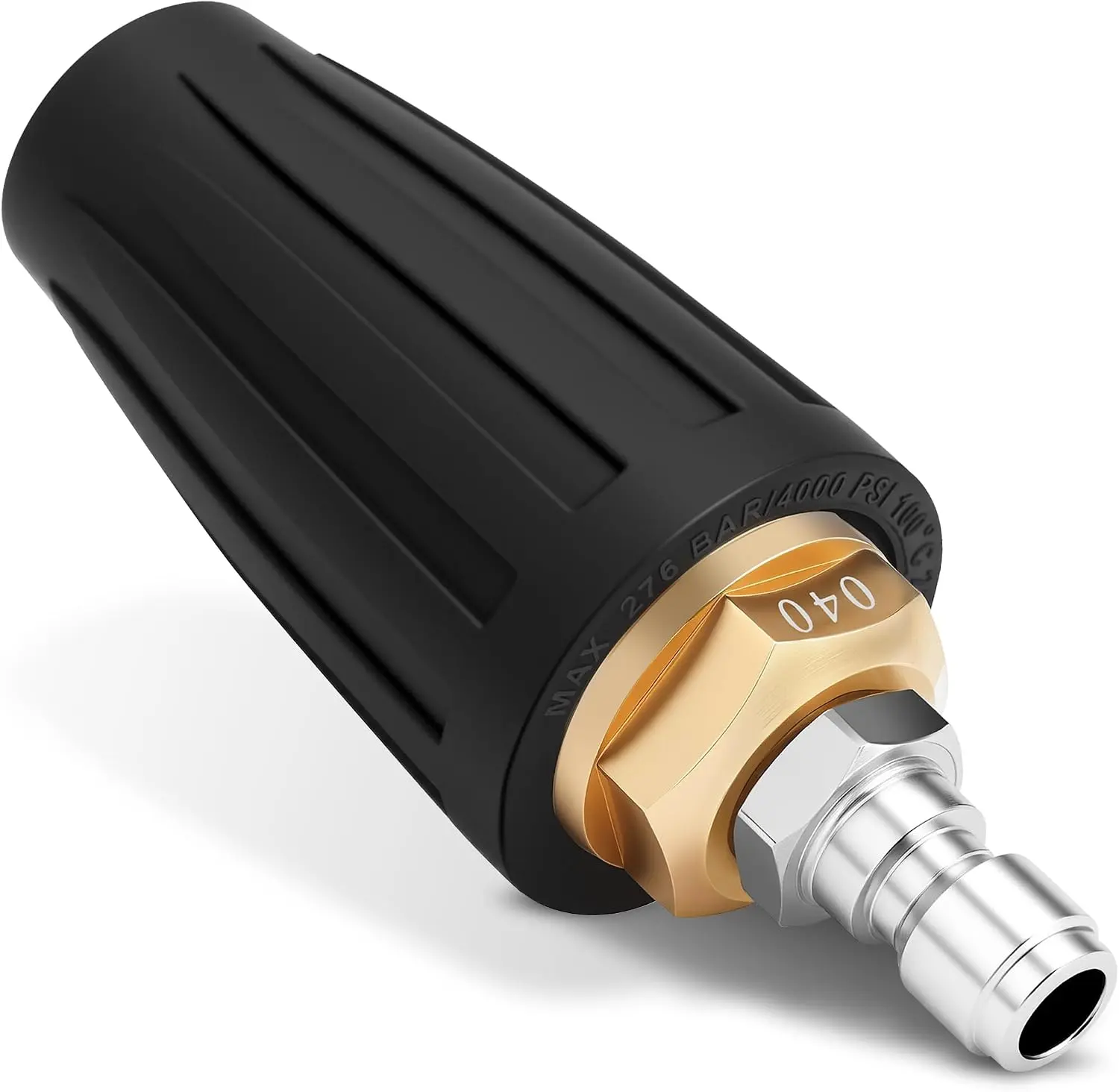 Turbo Nozzle Pressure Washer 4000 PSI Max Rotating Pressure Washer Nozzle Tips with 1/4 Quick Connect