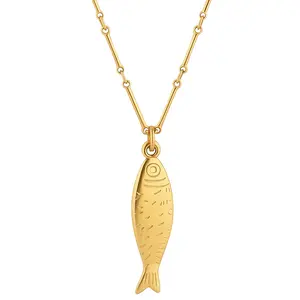 Adoni Fish Pendant Necklace