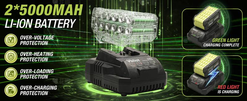 Cordless Die Grinder 6mm Collet, Brushless Power Straight Grinder with 3-Speed Modes for Metal Grinding, Polishing & Rust Removal (DG2401)