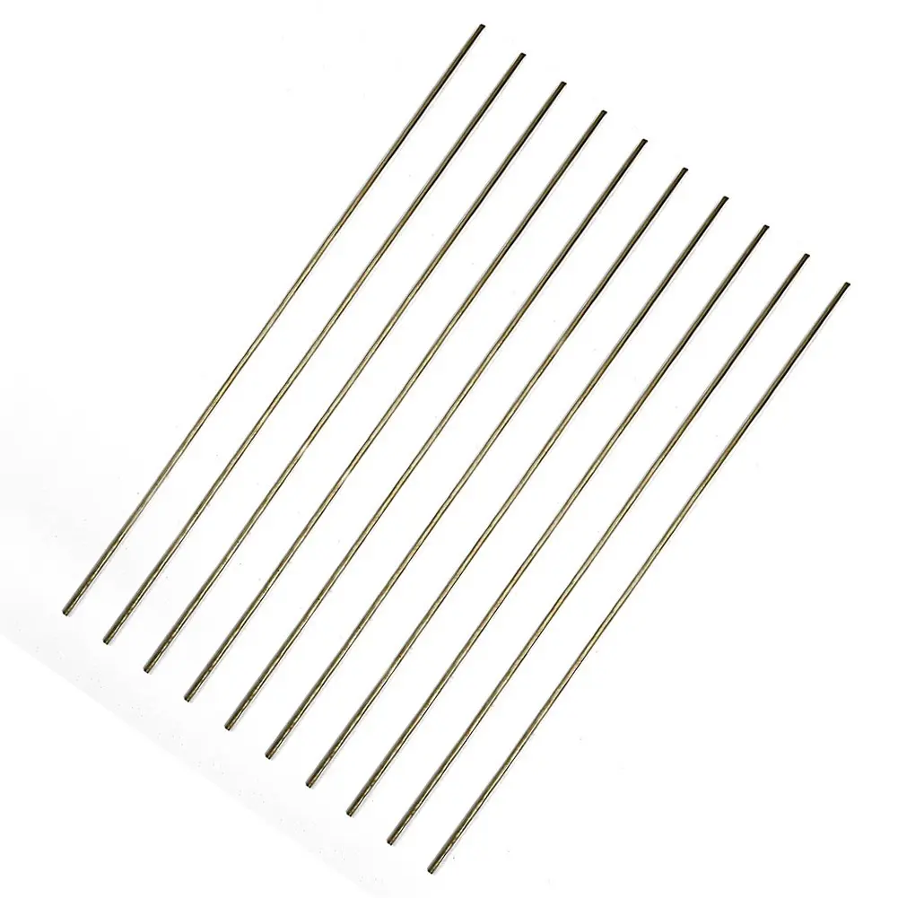 10PCS Wire Brazing Easy Melt Welding Rods Low Temperature 1.6mm x 250mm Brass[Fall Deals]