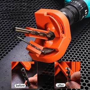 Portable Drill Bit Sharpener Tool Set, Multi-Functional Sharpening Kit for Home & Office Use, Essential DIY Accessory