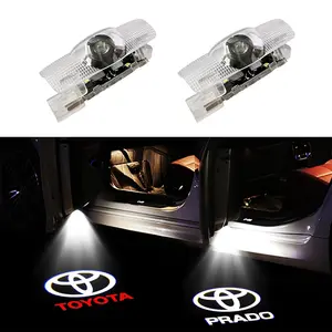 High-Definition 3D Toyota Car Welcome Lights, LED Door Projection Lamp, Universal Clear Large Area, Strong Brightness, Night Effect Better