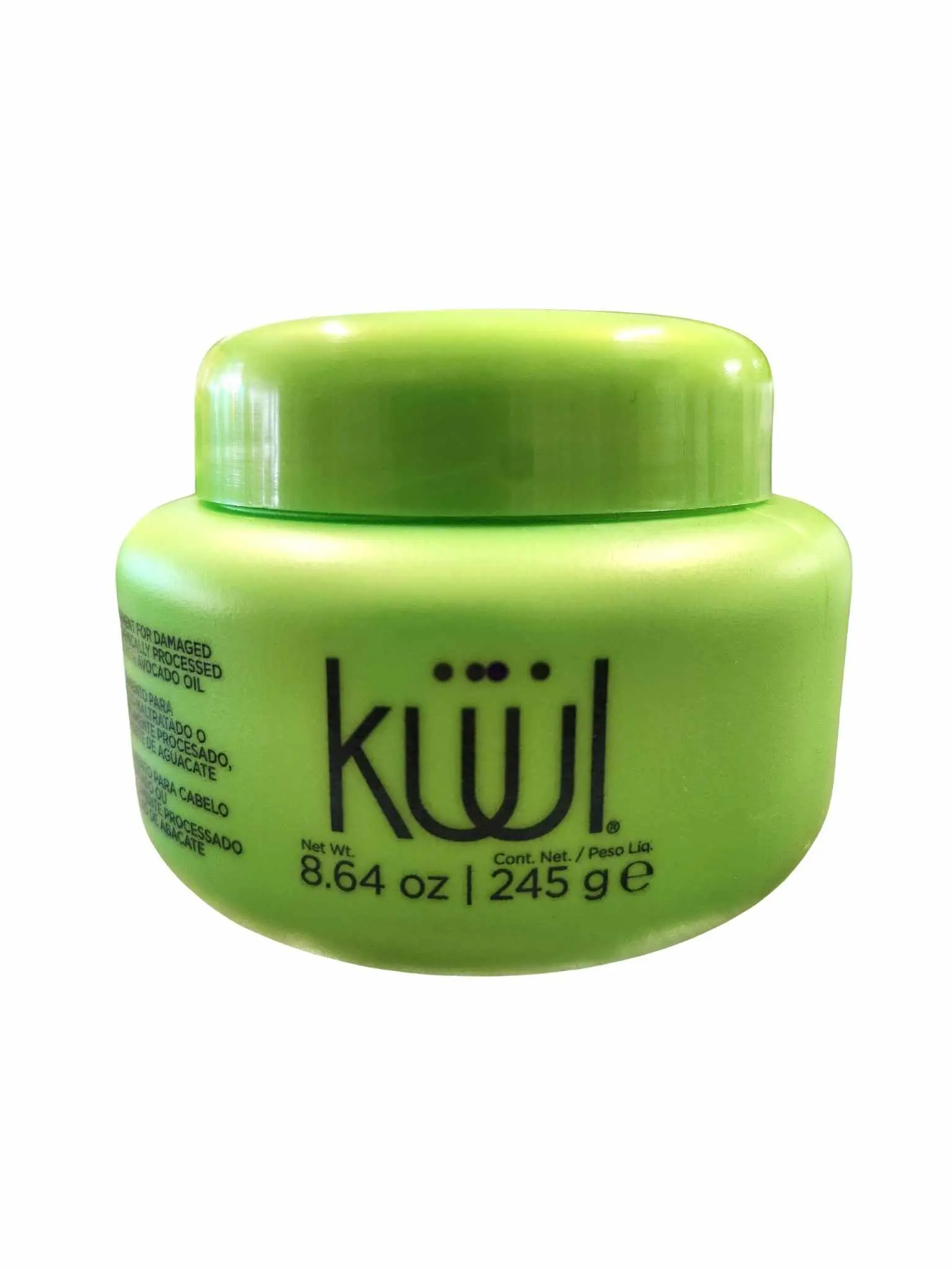 KUUL Cure ME Reconstructor System Hair Treatment (8.64 oz/200 ml) - Adult Curly Haircare, Natural Haircare Formula with Avocado Oil Cream, Organic Keratin, Aloe, Aluminum-Free, Alcohol-Free Leave-In for Damaged & Shiny Hair Repair