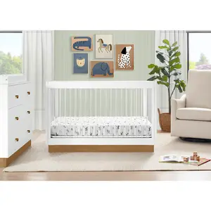 James Acrylic 4-in-1 Convertible Crib James Acrylic 4-in-1 Convertible Crib