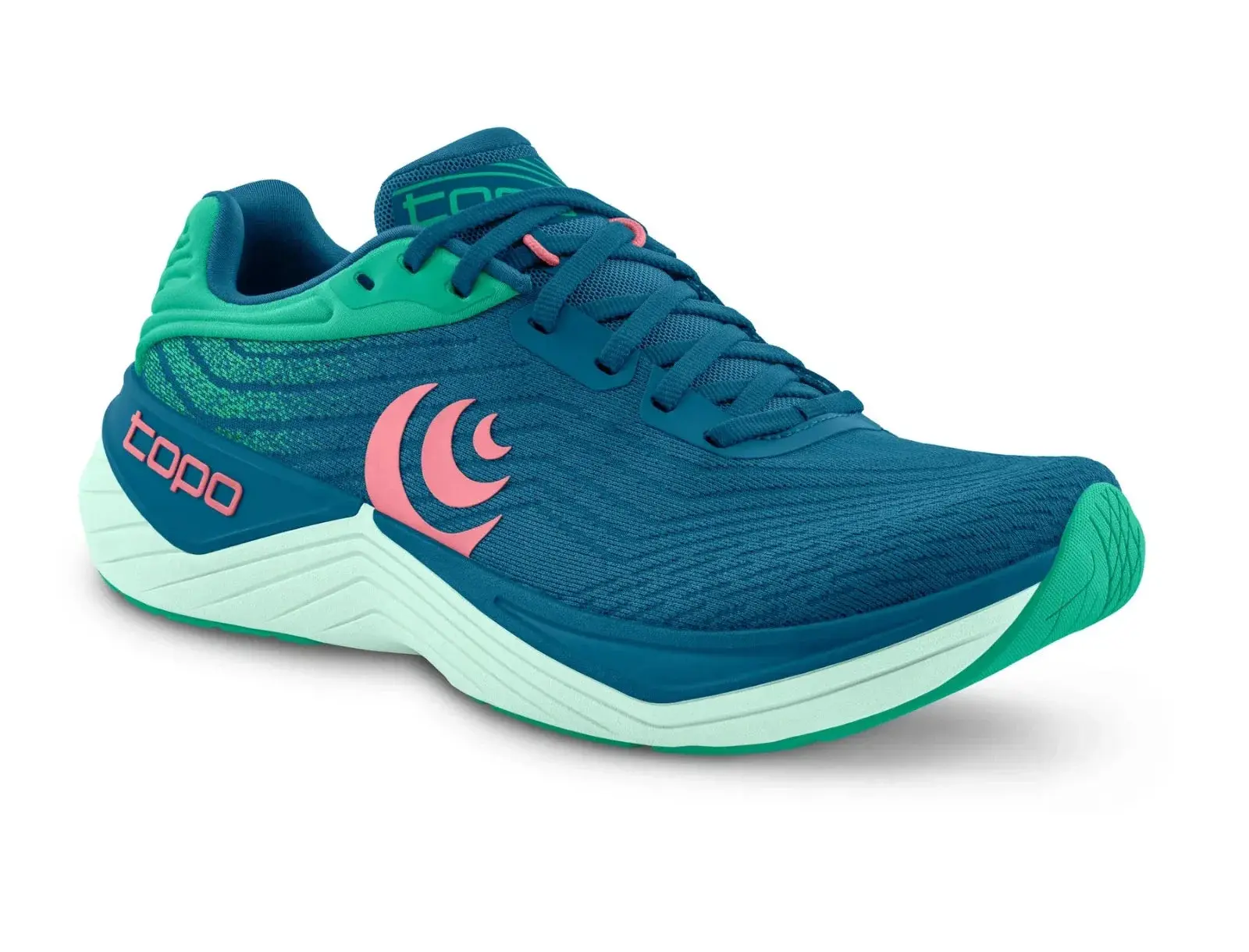 Topo Ultrafly 5 W076 B Running Shoe in Blue/Aqua | Women's