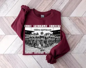 6888th Shirt, Six Triple Eight Shirt, Black Women's Army Corps Sweatshirt, Women's Army Corps Shirt, Major Charity Adams Hoodie, BHM Shirt