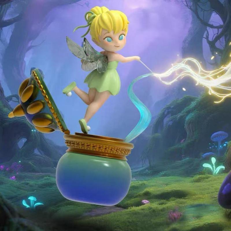 Disney Peter Pan Lost Treasure Collection Functional Surprise Box Figure | Cute Decorative Ornaments & Practical Desk Accessories, Perfect Gift for Peter Pan Fans, Ideal for Home Display, Christmas Gift/New Year Gift