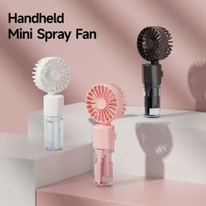Handheld Mist Fan - Compact Foldable Desk Fan for Portable Neck Hanging Outdoor Cooling Experience