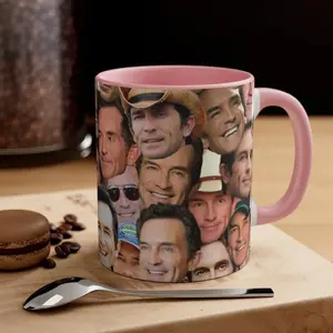 [Sale off up to 50%] Jeff Probst All-Over 11oz Accent Coffee Mug, Survivor TV Show Gift