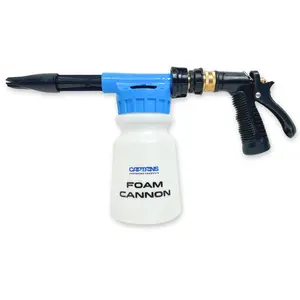 Captain's Foam Cannon for Hose Washing Cars Trucks Boats - Easy to Use - Superior Foam Coverage - No Pressure Washer Needed - Control Foam with Sud Dial - No-Touch Soaping - Most Efficient Cleaning