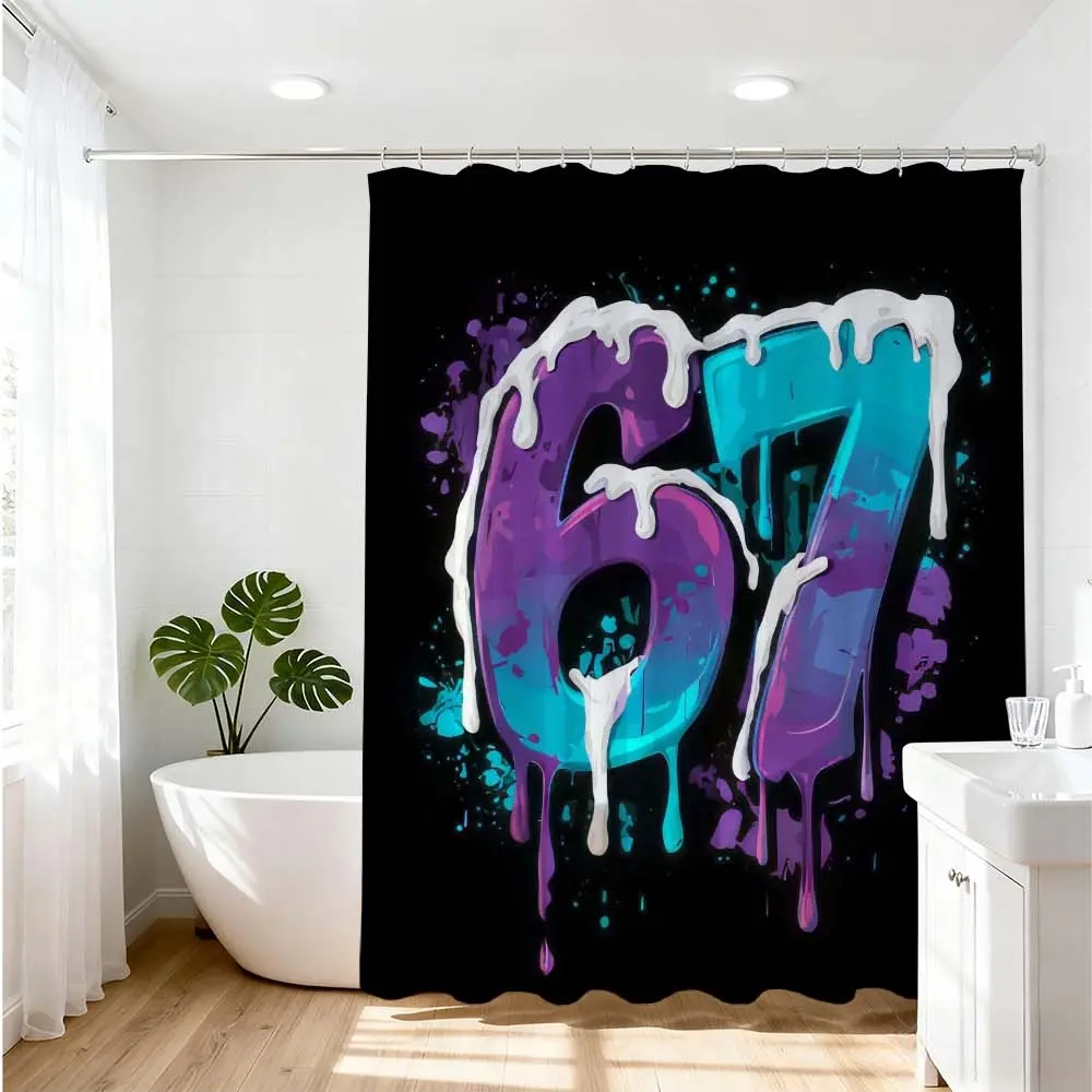 1 pc Decorative Shower Curtain Bathroom Wall Hanging Background Fabric Living Room Bedroom Aesthetic Hanging Fabric Ceiling Matching Shower Curtain Bathroom Wall Decoration