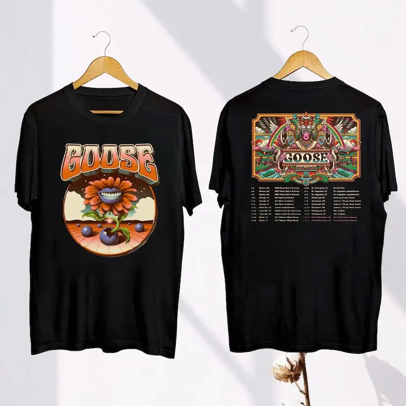 Graphic Goose Band 2024 Tour Shirt, Goose Band 2024 Concert Shirt, Goose Band Fan Gift, Goose Band Merch, Goose Band Logo Shirt, Goose Shirt