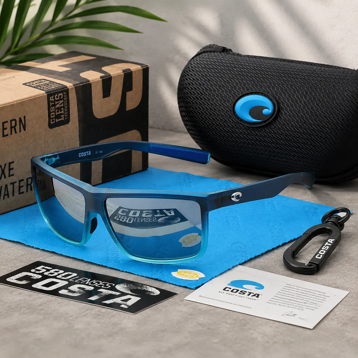 Costa Del Mar Men's & Women's Polarized Sunglasses UV400 Outdoor Performance for Fishing and Water Activities