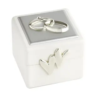 Ring Wooden Jewelry Box - Wall-Mounted 1lb Ring Storage Organiser with Icon, Home Supplies for Wedding Room Decor