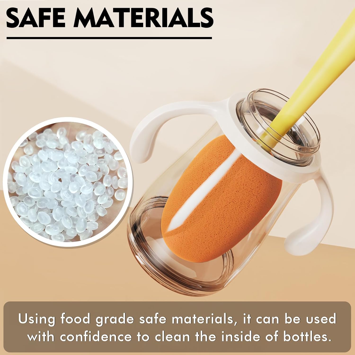 3-in-1 Carrot Cup Lid Cleaner | Aesthetic Kitchen Gadget