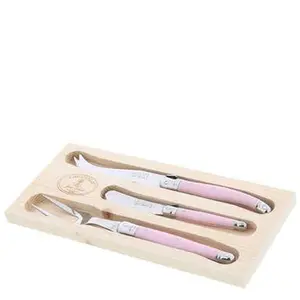 Jean Dubost Pink Cheese Spreader Set