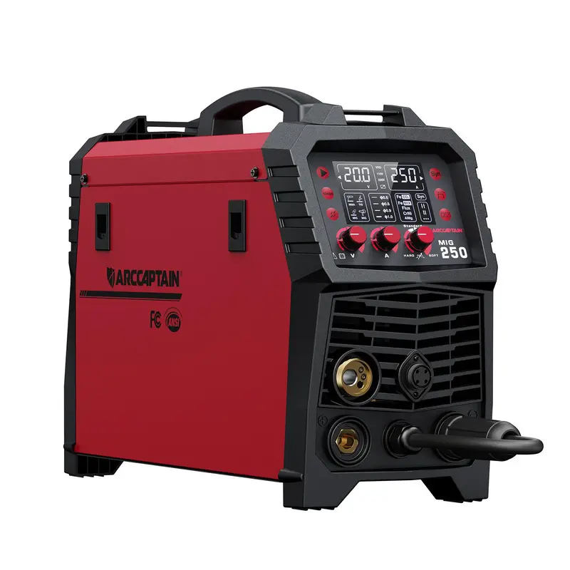ARCCAPTAIN MIG250 Multi Process Welder 250 Amps MIG Welder Welding Machine Heavy Duty Work Portable Welder welder machine
