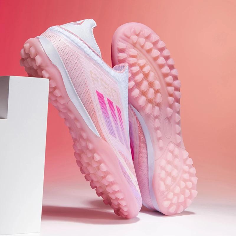 Trendy TF/FG Soccer Cleats for Men Women – Breathable Lightweight Football Boots, Comfortable Sneakers for Outdoor Sports Training