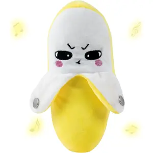 Body Induction Music Toy, Early Educational Bananna Activity Plush Toy for Boys and Girls Gifts 3+ Years Old