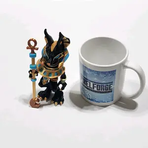 3D Printed Articulated Anubis by TwistyPrints