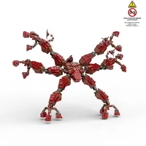 692pcs Classic Horror Monster Building Set, Movable Joint Monster Model, Collectible Toy Gift, Holiday Gift, Collection Item