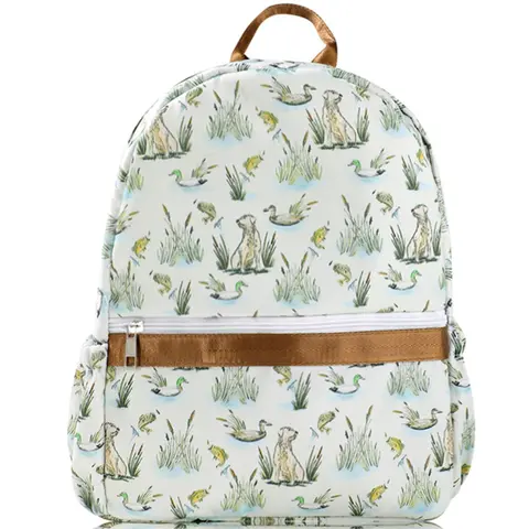 All Over Print Camo Backpack, Casual Lightweight Large Capacity Travel Backpack, Zipper Adjustable Strap Backpack for Women & Girls