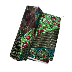 African Wax Print Sold by the Yard, 100% Cotton, Ankara