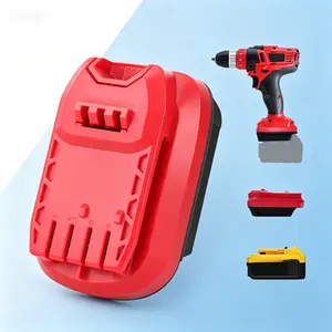 Battery Adapter for Craftsman V20, for Dewalt 20V, for Milwaukee M18 Lithium Battery to Convert for New Craftsman 20V Power Tool, Cordless Tool Adapter, Reusable No Glue Needed, Universal Battery Converter