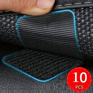 Double-sided Carpet Grippers, 10 Pairs High Adhesive Anti-skid Heat-resistant Nylon Stickers for Car Mats, Home Floor Mats, Sofas, Non Slip Rugs, and More