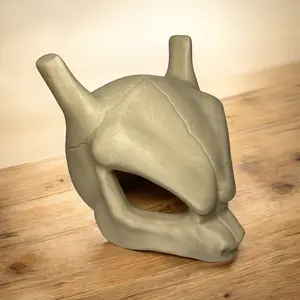 Pokémon Mewtwo skull 3D printed figurine
