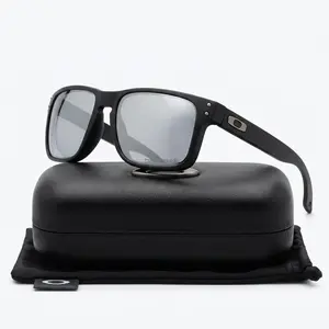 Holbrook Polarized Black Frame Sunglasses, Siliver Len, For driving and Outdoor Sports Glasses