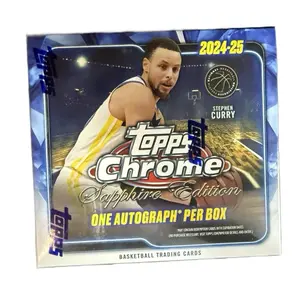 2024-25 Topps Chrome Basketball Sapphire Edition Hobby | 1 Autographed Card per Box