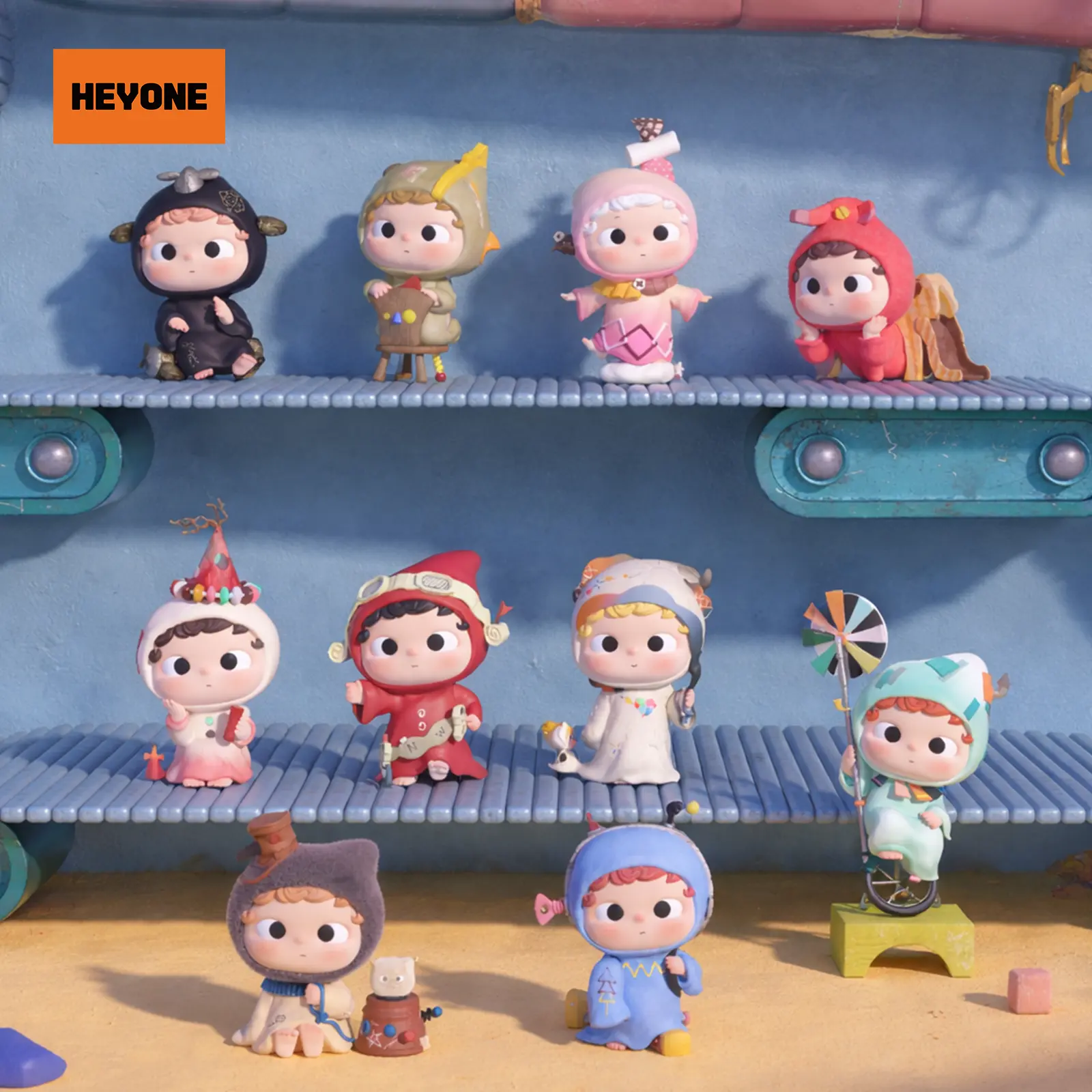 Heyone OZAl-Future Curio Shop Series Figure Blind Box Cute Figure Girls Gift Desktop Ornament Collectible Toys Birthday Gifts Random Surprise Set Figurines Figurine Dolls Toyset Whimsical Figurines Girl Gift
