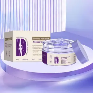 Joint Pain Gel, Relief Soothes Knees, Lumbar, Neck, Hands, and Feet, Muscle Relief Gel, Moisturizing Body Care Cream for Women & Men, Therapeutic, Benefits, Remedies, Organic Essential Oils