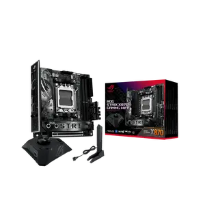 ASUS ROG STRIX X870-I GAMING WIFI AMD AM5 X870 Mini ITX mITX motherboard 10+2+1 power stages, Dynamic OC Switcher, Core Flex, DDR5 AEMP, WiFi 7, 2x M.2, PCIe® 5.0, Q-Release Slim, USB4®, AI OCing & Ne