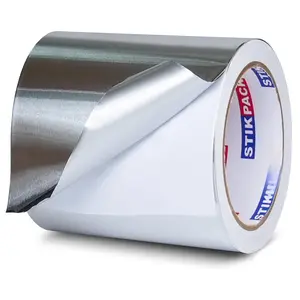 Foil Tape 6 inch x 60ft (20 Yards) Heavy Duty HVAC Duct Tape for Ductwork - High Temperature  Foil Tape for Insulation, Metal Repair, Exhaust Sealing & Patching